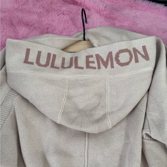 lululemon Soothe Away Soft Pink Hooded Sweater - Picture 7 of 7